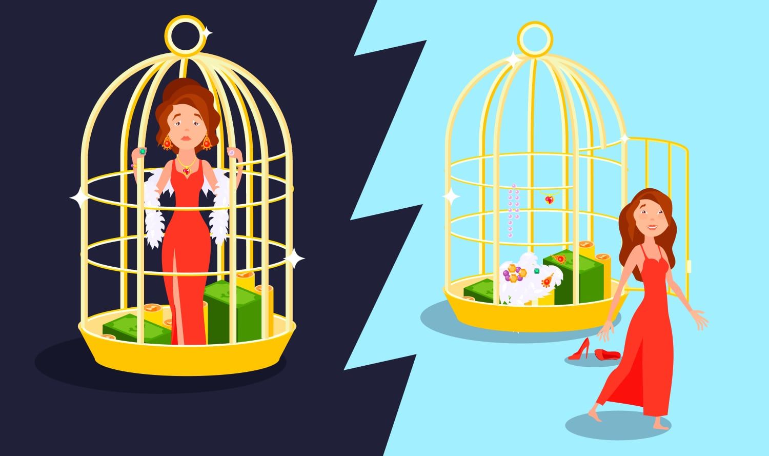 Maya Angelou's poem "Caged Bird"